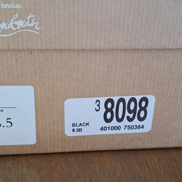 Christian Louboutin Kate Pumps - Black Patent Leather - Size: Eur 38.5 (US 8.5) - Picture 16 of 16